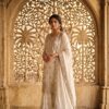 Super White NC Zimmy Silk Embroidery Work Salwar Suit