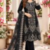 Trendy Black 9000 Velvet Embroidery Work Salwar Suit
