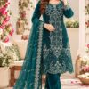Trendy Teal 9000 Velvet Embroidery Work Salwar Suit