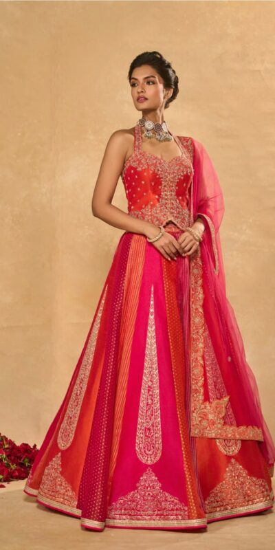 BB 85 Orange Shiny Chinon Silk Sequence Work Lehenga Choli Perfect for Wedding, Party, Ganesh Chaturthi, Baby Shower, Makar Affordable Price ₹2999. /- | Lehenga, Bollywood Lehenga, Creative Lehenga, Designer Lehenga, Embroidered Lehenga, Party Wear Lehenga