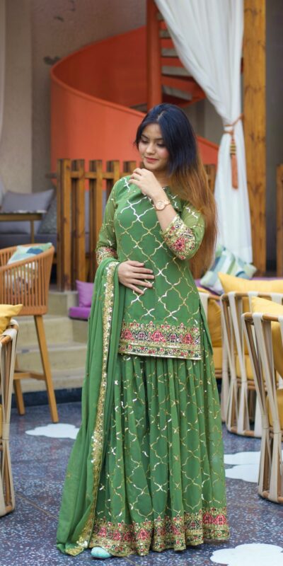 ND 5017 Pista Color Chinon Silk Salwar Suit with Embroidery Work. Online Get it for ₹2319. Delivery 4-6 Working Days. Shop now. | Jump Suits, Salwar suit, Casual Suits, Creative suits, Designer Suits, Palazzo Suits, Party Wear Suits, Patiala Suits, Straight Suits