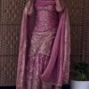 MF 479 Lavender in Color Fendy Crush Silk Designer Work Salwar Suit . Introductory Price ₹2999. Delivery 4-6 Working Days. Shop now. | Jump Suits, Salwar suit, Casual Suits, Creative suits, Designer Suits, Palazzo Suits, Party Wear Suits, Patiala Suits, Straight Suits