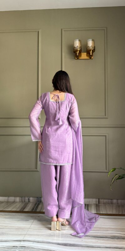 KB 297 Lavender Crunchy Silk Salwar Suit with Embroidery Work. Wedding, Party, Festive, Events Best Price ₹2029. Delivery 4-6 Working Days. Shop now. | Jump Suits, Salwar suit, Casual Suits, Creative suits, Designer Suits, Palazzo Suits, Party Wear Suits, Patiala Suits, Straight Suits