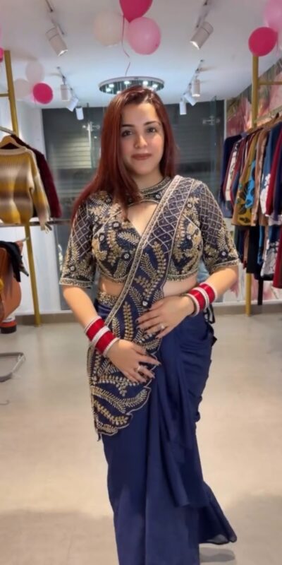 ST 1176 Navy Blue in Rangoli Silk. Lace Work & Embroidery Work Saree Special Price ₹2199. Delivery 4-6 Working Days. Shop now. | Sarees, Bollywood Sarees, Creative Sarees, Designer Sarees, Embroidered Sarees, Ethnic Saree, Modern Digital sarees, Party Wear Sarees