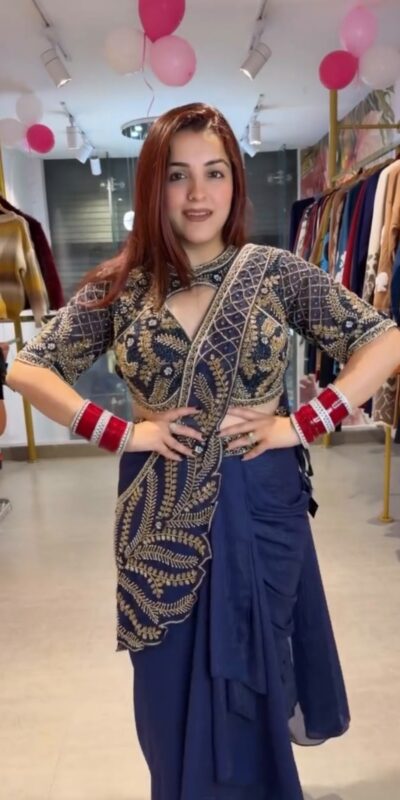 ST 1176 Navy Blue in Rangoli Silk. Lace Work & Embroidery Work Saree Special Price ₹2199. Delivery 4-6 Working Days. Shop now. | Sarees, Bollywood Sarees, Creative Sarees, Designer Sarees, Embroidered Sarees, Ethnic Saree, Modern Digital sarees, Party Wear Sarees