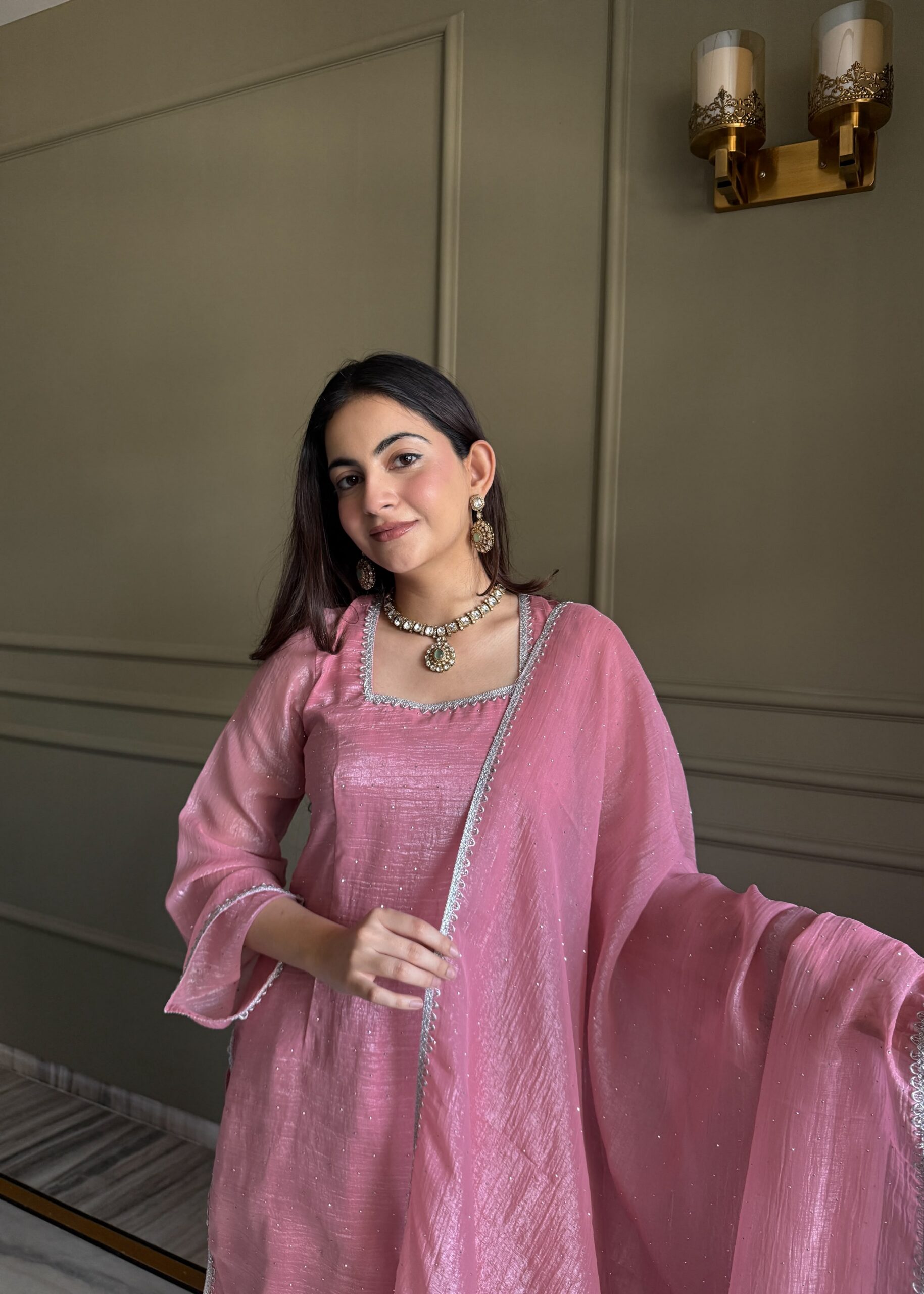 KB 297 Pink Crunchy Silk Salwar Suit with Embroidery Work. Wedding, Party, Festive, Events Best Price ₹2029. Delivery 4-6 Working Days. Shop now. | Jump Suits, Salwar suit, Casual Suits, Creative suits, Designer Suits, Palazzo Suits, Party Wear Suits, Patiala Suits, Straight Suits