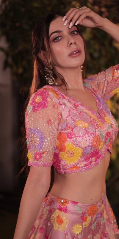 MT 1027 | Pink Soft Net Lehenga Choli with Sequins Work & Embroidery Work. Affordable Price ₹2199. Delivery 4-6 Working Days. Shop now. | Lehenga, Bollywood Lehenga, Creative Lehenga, Designer Lehenga, Embroidered Lehenga, Party Wear Lehenga