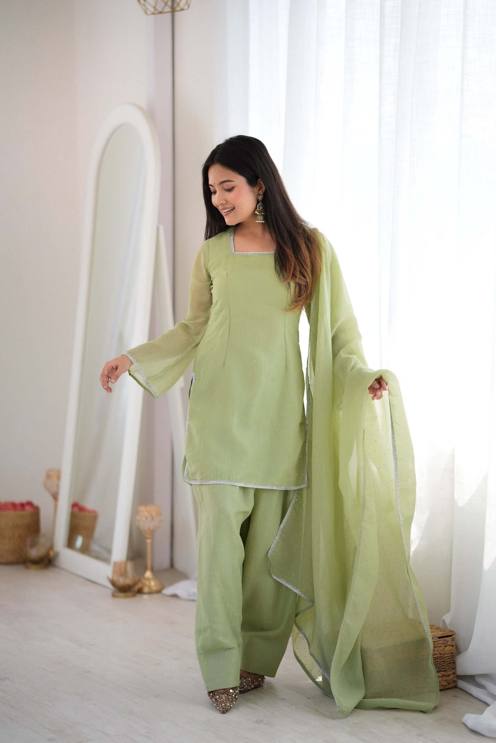 KB 297 Pista Crunchy Silk Salwar Suit with Embroidery Work. Wedding, Party, Festive, Events Best Price ₹2029. Delivery 4-6 Working Days. Shop now. | Jump Suits, Salwar suit, Casual Suits, Creative suits, Designer Suits, Palazzo Suits, Party Wear Suits, Patiala Suits, Straight Suits