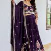 Ram 202 Purple Color Vichitra Lehenga Choli with Embroidery Work. Exclusive Offer ₹3149. Delivery 4-6 Working Days. Shop now. | Lehenga, Bollywood Lehenga, Creative Lehenga, Designer Lehenga, Embroidered Lehenga, Party Wear Lehenga