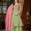 DIVA 183 Pista Brown Mal Chanderi Salwar Suit Perfect for Wedding, Party, Baisakhi, Housewarming, Sangeet – Introductory Price ₹2799. Delivery 4-6 Working D | Jump Suits, Salwar suit, Casual Suits, Creative suits, Designer Suits, Palazzo Suits, Party Wear Suits, Patiala Suits, Straight Suits