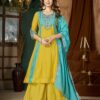 DIVA 183 Yellow Brown Mal Chanderi Salwar Suit Perfect for Wedding, Party, Baisakhi, Housewarming, Sangeet – Introductory Price ₹2799. Delivery 4-6 Working | Jump Suits, Salwar suit, Casual Suits, Creative suits, Designer Suits, Palazzo Suits, Party Wear Suits, Patiala Suits, Straight Suits
