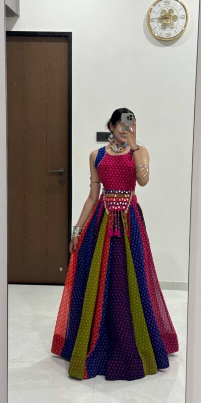 PC 582 Multi| Faux Georgette Lehenga Choli with Embroidery Work & Lace Work. Special Price ₹3149. Delivery 4-6 Working Days. Shop now. | Lehenga, Bollywood Lehenga, Creative Lehenga, Designer Lehenga, Embroidered Lehenga, Party Wear Lehenga