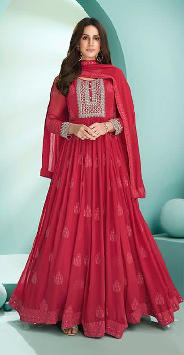 FC 1179 Red Georgette Salwar Suit with Mirror Work & Embroidery Work. Get it for ₹2249. Delivery 4-6 Working Days. Shop now. | Jump Suits, Salwar suit, Casual Suits, Creative suits, Designer Suits, Palazzo Suits, Party Wear Suits, Patiala Suits, Straight Suits