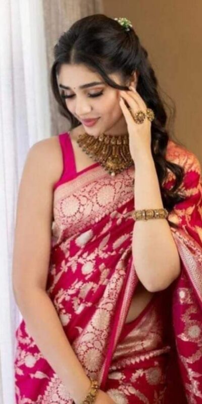 KP 6016 Pink Color Soft Lichi Silk Jacquard On All Over Saree Casual, Party Wear, Wedding, Events Etc. Expected Delivery 4-6 Working Days @1549/- | Sarees, Bollywood Sarees, Creative Sarees, Designer Sarees, Embroidered Sarees, Ethnic Saree, Modern Digital sarees, Party Wear Sarees