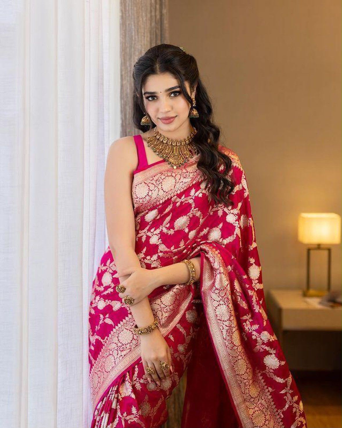KP 6016 Pink Color Soft Lichi Silk Jacquard On All Over Saree Casual, Party Wear, Wedding, Events Etc. Expected Delivery 4-6 Working Days @1549/- | Sarees, Bollywood Sarees, Creative Sarees, Designer Sarees, Embroidered Sarees, Ethnic Saree, Modern Digital sarees, Party Wear Sarees