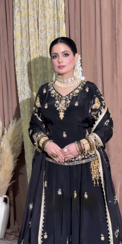 MD 3039 Black in Color Natural Crepe Embroidery Work Salwar Suit . Affordable Price ₹2399. Delivery 4-6 Working Days. Shop now. | Jump Suits, Salwar suit, Casual Suits, Creative suits, Designer Suits, Palazzo Suits, Party Wear Suits, Patiala Suits, Straight Suits