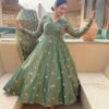 MD 3086 Pista Moss Fendy Salwar Suit Perfect for Wedding, Party, Baby Shower, Engagement, Bridal Wear – . Get it for ₹2849. Delivery 4-6 Working Days. | Anarkali Suits, Bollywood Anarkali, Creative-Anarkali, Designer Anarkali, Embroidered Anarkali, Party Wear Anarkali