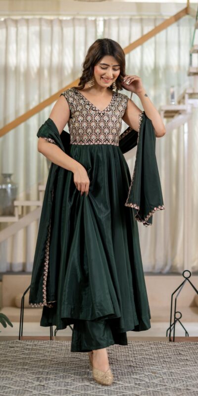 MD 3112 Teal in Color Natural Crepe Embroidery Work Salwar Suit . Affordable Price ₹2349. Delivery 4-6 Working Days. Shop now. | Jump Suits, Salwar suit, Casual Suits, Creative suits, Designer Suits, Palazzo Suits, Party Wear Suits, Patiala Suits, Straight Suits