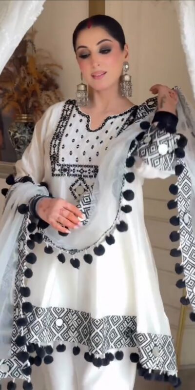 RTC 6070 White in Color Natural Crepe Embroidery Work Salwar Suit . Affordable Price ₹3099. Delivery 4-6 Working Days. Shop now. | Jump Suits, Salwar suit, Casual Suits, Creative suits, Designer Suits, Palazzo Suits, Party Wear Suits, Patiala Suits, Straight Suits