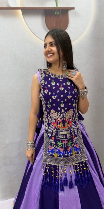 PC 579A Lavender in Color Vichitra Silk Embroidery Work Lehenga Choli . Now at just ₹3149. Delivery 4-6 Working Days. Shop now. | Lehenga, Bollywood Lehenga, Creative Lehenga, Designer Lehenga, Embroidered Lehenga, Party Wear Lehenga