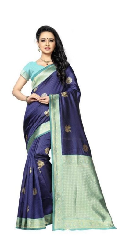 KPR 083 Blue Soft Lichi Silk Saree with Lace Work & Lace Border. Introductory Price ₹1649. Delivery 4-6 Working Days. Shop now. | Sarees, Bollywood Sarees, Creative Sarees, Designer Sarees, Embroidered Sarees, Ethnic Saree, Modern Digital sarees, Party Wear Sarees