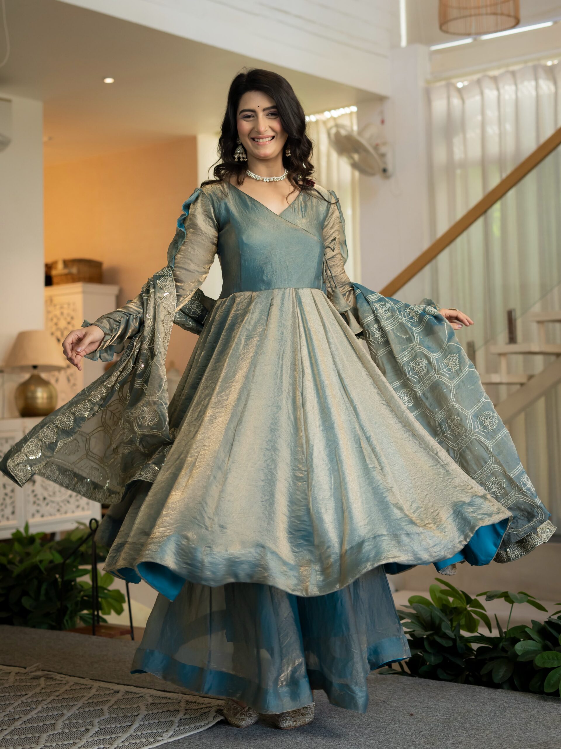 ND 5077 Teal in Color Fendy Silk Designer Work Salwar Suit . Introductory Price ₹2649. Delivery 4-6 Working Days. Shop now. | Jump Suits, Salwar suit, Casual Suits, Creative suits, Designer Suits, Palazzo Suits, Party Wear Suits, Patiala Suits, Straight Suits