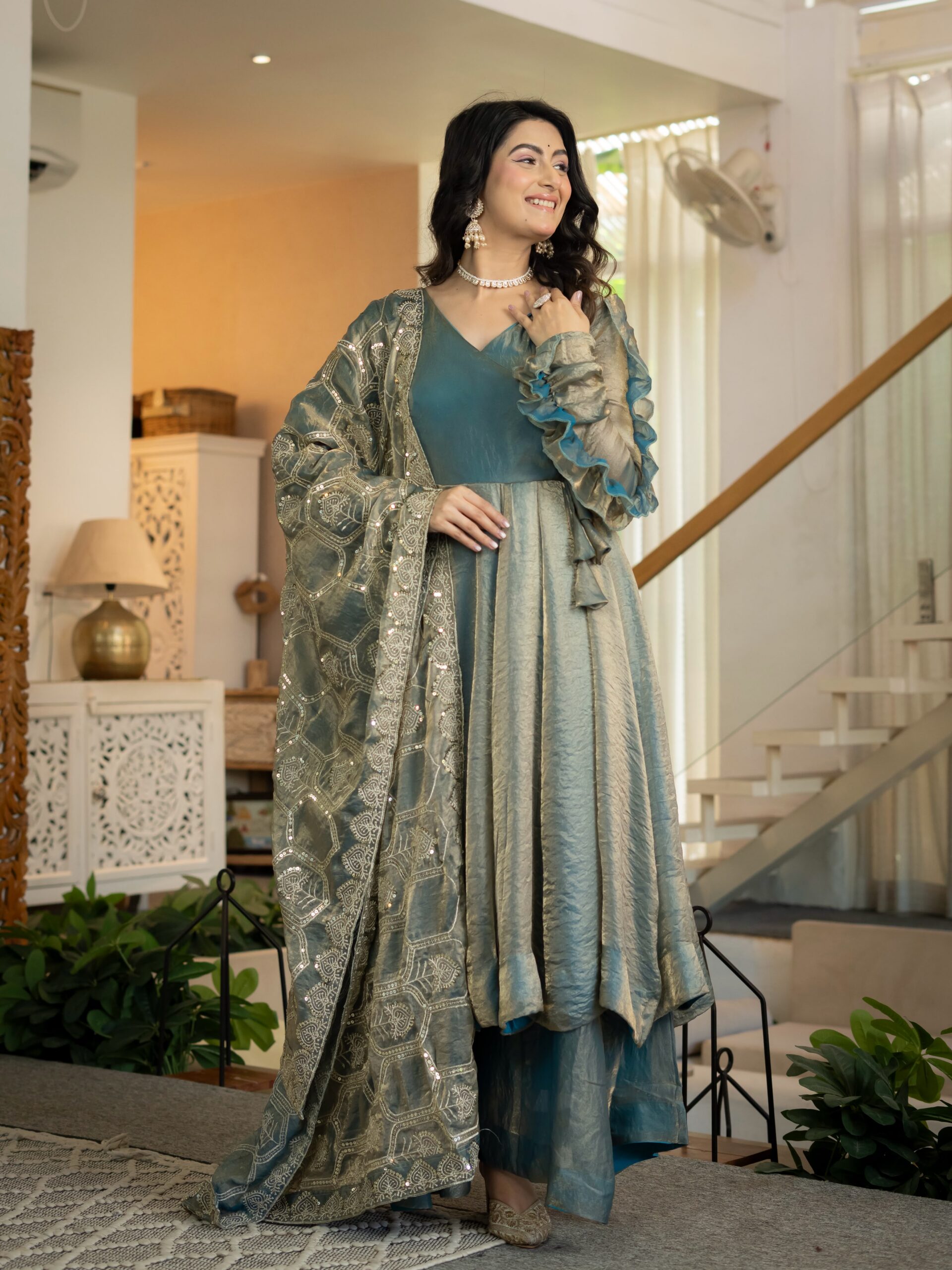 ND 5077 Teal in Color Fendy Silk Designer Work Salwar Suit . Introductory Price ₹2649. Delivery 4-6 Working Days. Shop now. | Jump Suits, Salwar suit, Casual Suits, Creative suits, Designer Suits, Palazzo Suits, Party Wear Suits, Patiala Suits, Straight Suits