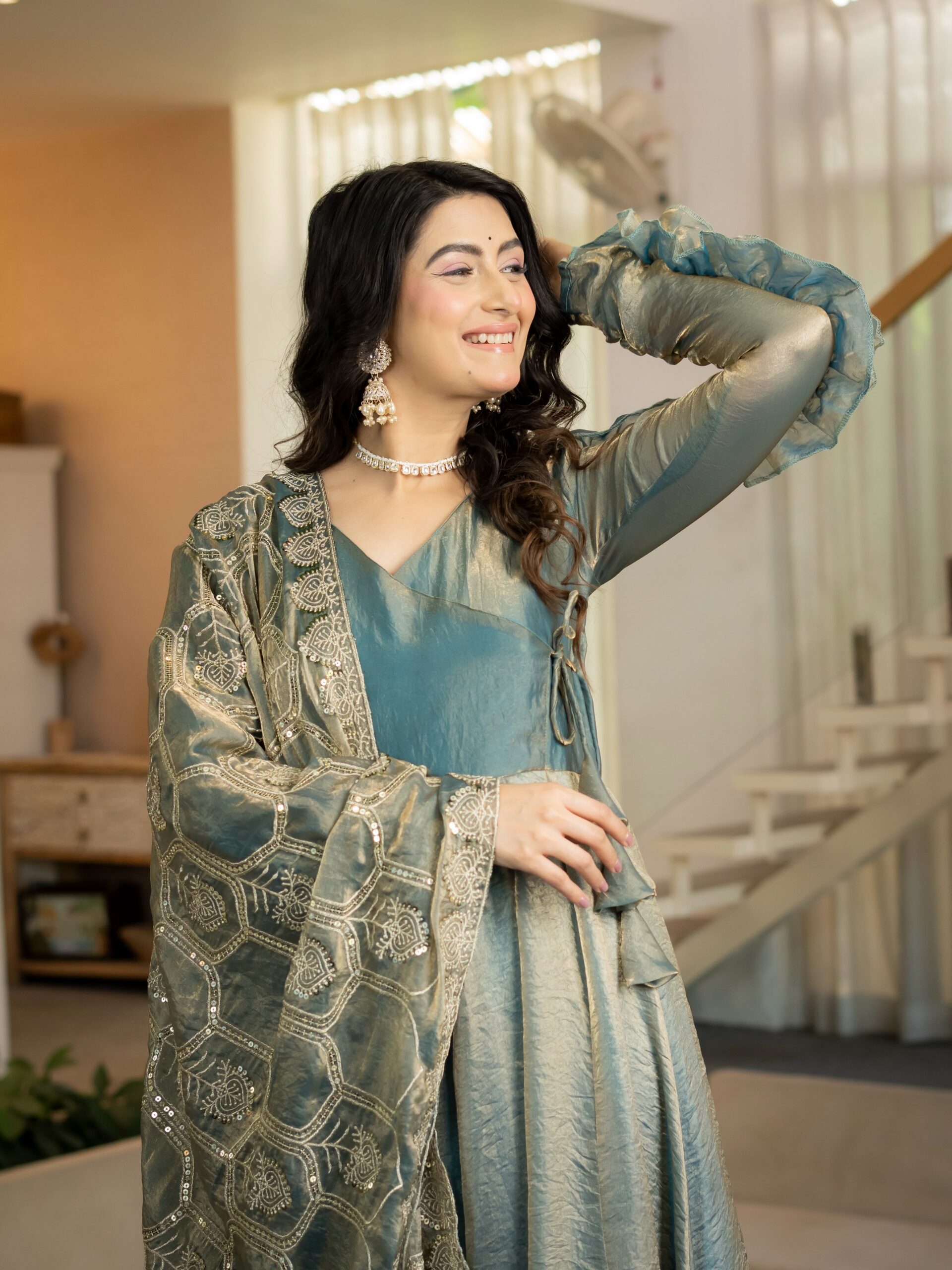 ND 5077 Teal in Color Fendy Silk Designer Work Salwar Suit . Introductory Price ₹2649. Delivery 4-6 Working Days. Shop now. | Jump Suits, Salwar suit, Casual Suits, Creative suits, Designer Suits, Palazzo Suits, Party Wear Suits, Patiala Suits, Straight Suits