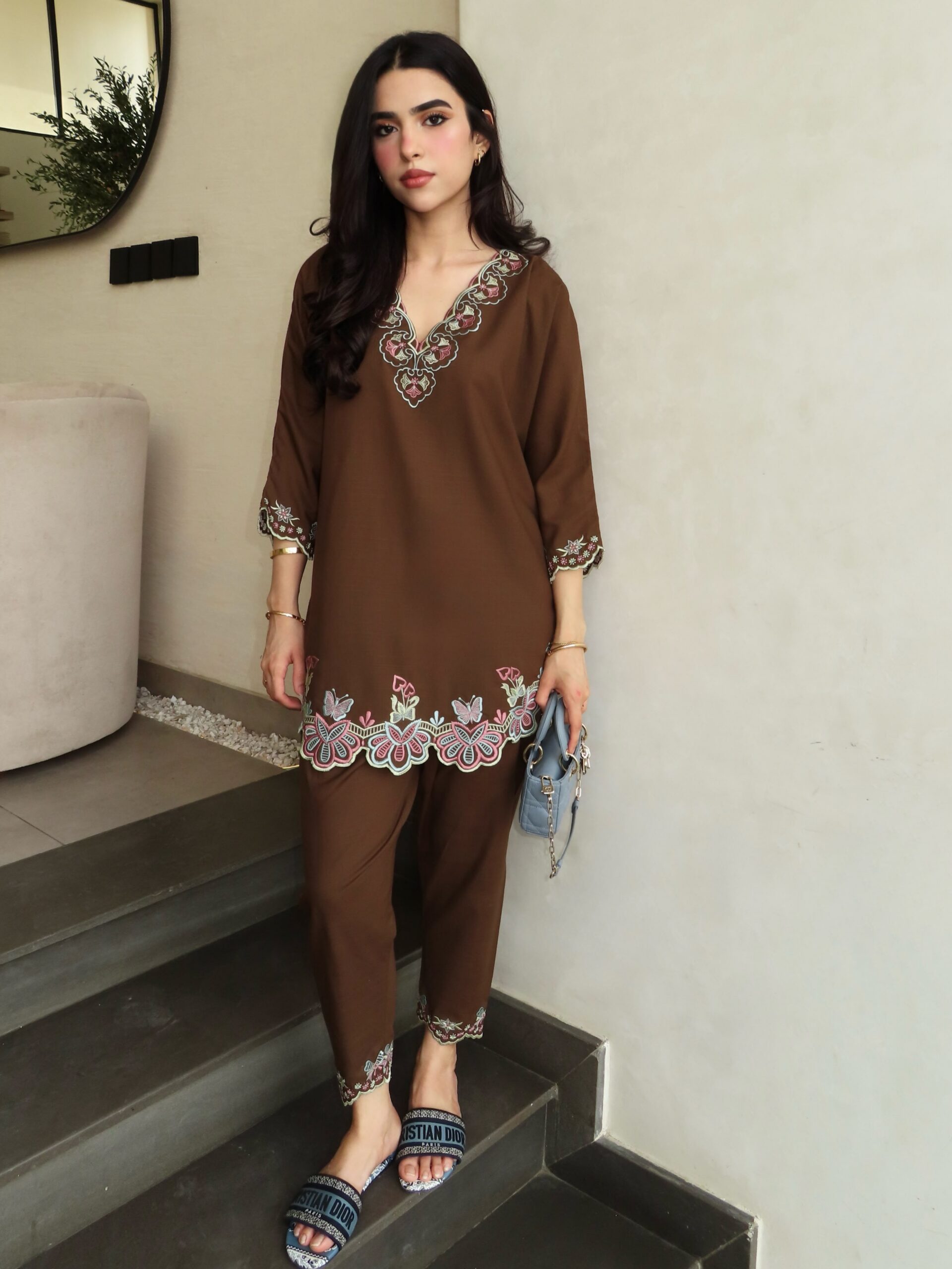 BE 511 Brown colour Trendy Brown French Crape Embroidery Work Kurti Get it for ₹1999. Delivery 4-6 Working Days. Shop now. | Kurti, Bollywood Kurti, Creative Kurtis, Designer Kurti, Party Wear Kurti, Selfie Kurti
