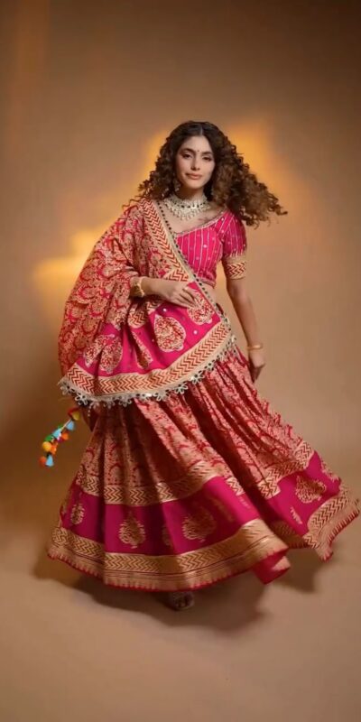 BE 506 Pink Color Rayon Embroidery Work & Cowrie Work Lehenga Choli . Grab it for ₹2799. Delivery 4-6 Working Days. Shop now. | Lehenga, Bollywood Lehenga, Creative Lehenga, Designer Lehenga, Embroidered Lehenga, Party Wear Lehenga