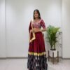 BE 507 Red Color Rayon Embroidery Work & Cowrie Work Lehenga Choli . Grab it for ₹1999. Delivery 4-6 Working Days. Shop now. | Lehenga, Bollywood Lehenga, Creative Lehenga, Designer Lehenga, Embroidered Lehenga, Party Wear Lehenga