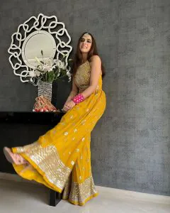 elegant-yellow-color-party-wear-sequin-work-jump-suit