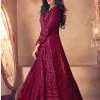 FC:-122 Red color heavy Georgette with Embroidery And Santoon Work Classic Designer Suit Wedding,Party,Festive@2399/- Only | Anarkali Suits, Bollywood Anarkali, Creative-Anarkali, Designer Anarkali, Embroidered Anarkali, Party Wear Anarkali