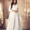 FC:-122 White color heavy Georgette with Embroidery And Santoon Work Classic Designer Suit Wedding,Party,Festive@2399/- Only | Anarkali Suits, Bollywood Anarkali, Creative-Anarkali, Designer Anarkali, Embroidered Anarkali, Party Wear Anarkali