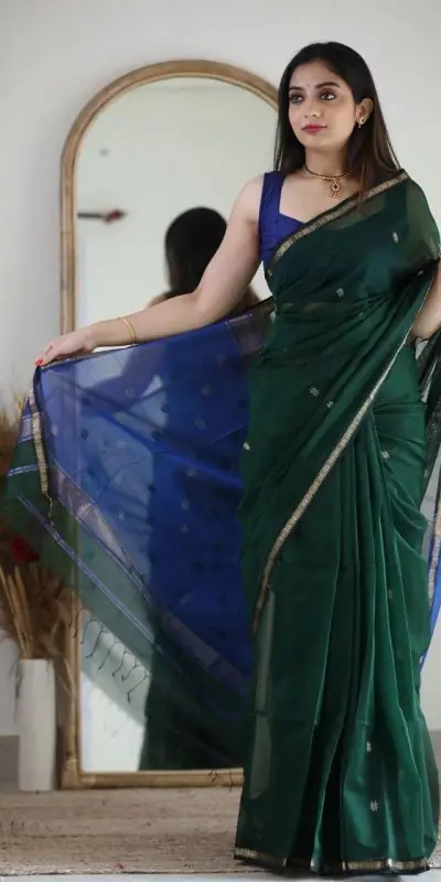 KP 5034 Dark Green Color Soft Lilan Slab Jacquard Work Saree Casual, Party Wear, Wedding, Events Etc. Expected Delivery 4-6 Working Days @1449/- | Sarees, Bollywood Sarees, Creative Sarees, Designer Sarees, Embroidered Sarees, Ethnic Saree, Modern Digital sarees, Party Wear Sarees