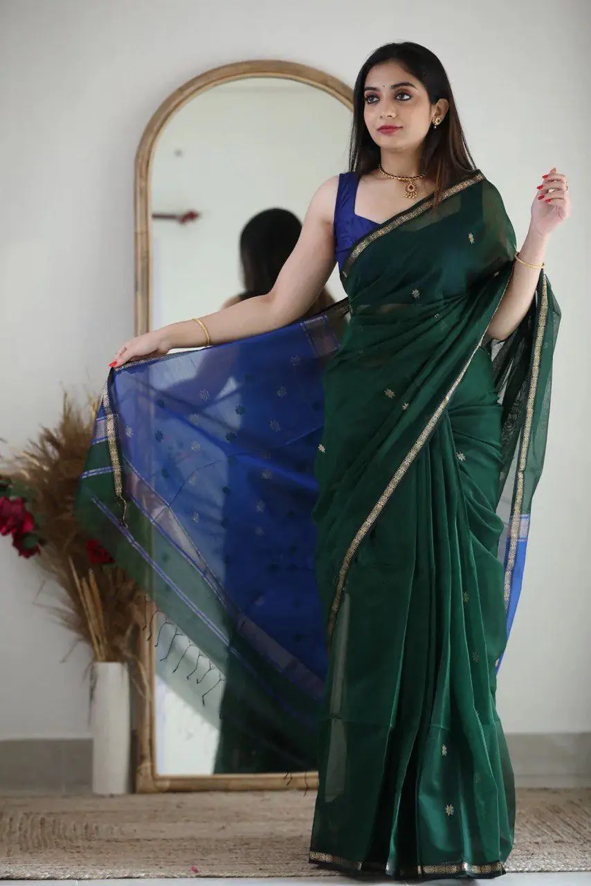 KP 5034 Dark Green Color Soft Lilan Slab Jacquard  Work Saree Casual, Party Wear, Wedding, Events Etc. Expected Delivery 4-6 Working Days @1449/- | Sarees, Bollywood Sarees, Creative Sarees, Designer Sarees, Embroidered Sarees, Ethnic Saree, Modern Digital sarees, Party Wear Sarees