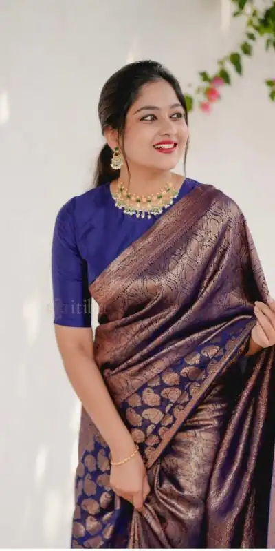 DDF SUPRIYA Navy Blue Color Soft Lichi Silk With Ordinary Design Saree Casual, Party Wear, Wedding, Events Etc. Expected Delivery 4-6 Working Days 1399/- | Sarees, Bollywood Sarees, Creative Sarees, Designer Sarees, Embroidered Sarees, Ethnic Saree, Modern Digital sarees, Party Wear Sarees