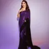 DF 3404 Purple Color Georgette Sequence Embroidery Work Saree Casual, Party Wear, Wedding, Events Etc Delivery .4-6 Working Days 2099/- | Sarees, Bollywood Sarees, Creative Sarees, Designer Sarees, Embroidered Sarees, Ethnic Saree, Modern Digital sarees, Party Wear Sarees