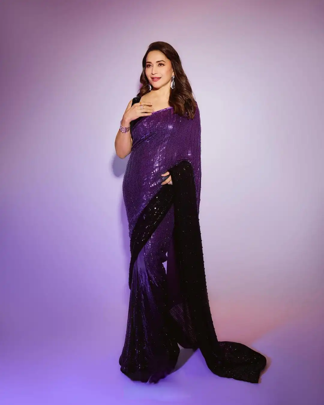 DF 3404 Purple Color Georgette Sequence Embroidery Work Saree Casual, Party Wear, Wedding, Events Etc Delivery .4-6 Working Days 2099/- | Sarees, Bollywood Sarees, Creative Sarees, Designer Sarees, Embroidered Sarees, Ethnic Saree, Modern Digital sarees, Party Wear Sarees