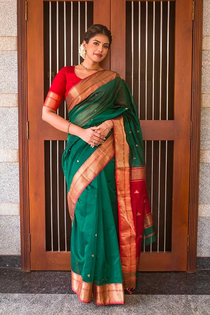 DDF Triveni Green  Color Banarasi Soft Silk Ordinary Design Saree Casual, Party Wear, Wedding, Events, Etc. Expected Delivery 4-6 Working Days 1499/- | Sarees, Bollywood Sarees, Creative Sarees, Designer Sarees, Embroidered Sarees, Ethnic Saree, Modern Digital sarees, Party Wear Sarees