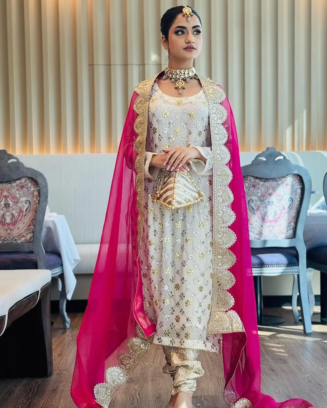 NSR 801 White Color Heavy Faux Georgette Embroidery Sequence Work Sharara Suit Casual, Party Festive, Events Etc. Expected Delivery 4-6 Working Days @1999/- | Jump Suits, Salwar suit, Casual Suits, Creative suits, Designer Suits, Palazzo Suits, Party Wear Suits, Patiala Suits, Straight Suits