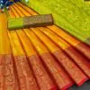 Orange Soft Jacquard Weaving Saree