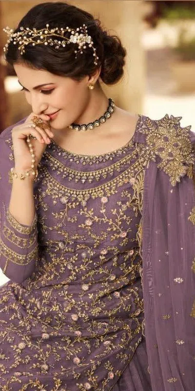 S 15030 Light Purple Color Georgette Soft Net Sequence Embroidery Work Lehenga Choli Wedding, Party, Events Etc. Expected Delivery 4-6 Working Days @2299/- | Lehenga, Bollywood Lehenga, Creative Lehenga, Designer Lehenga, Embroidered Lehenga, Party Wear Lehenga