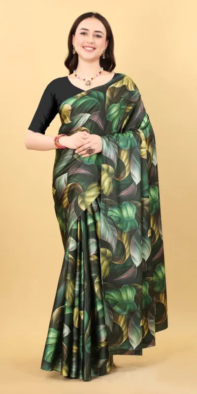 Veechis 106 Black Color Heavy Devsena Soft Silk Beautiful Digital Printed Saree Casual, Party Festive, Events Etc. Expected Delivery 4-6 Working Days @1499/ | Sarees, Bollywood Sarees, Creative Sarees, Designer Sarees, Embroidered Sarees, Modern Digital sarees, Party Wear Sarees