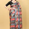Multi Soft Silk Digital Printed Saree
