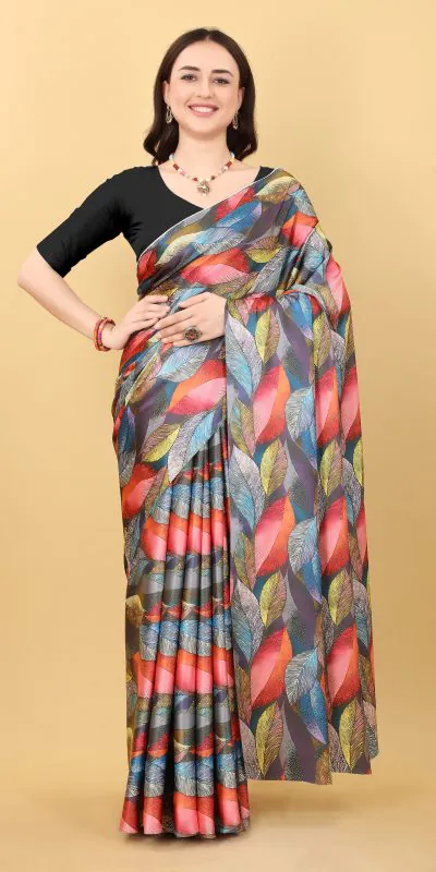 Veechis 106 Multi Color Heavy Devsena Soft Silk Beautiful Digital Printed Saree Casual, Party Festive, Events Etc. Expected Delivery 4-6 Working Days @1499/ | Sarees, Bollywood Sarees, Creative Sarees, Designer Sarees, Embroidered Sarees, Modern Digital sarees, Party Wear Sarees