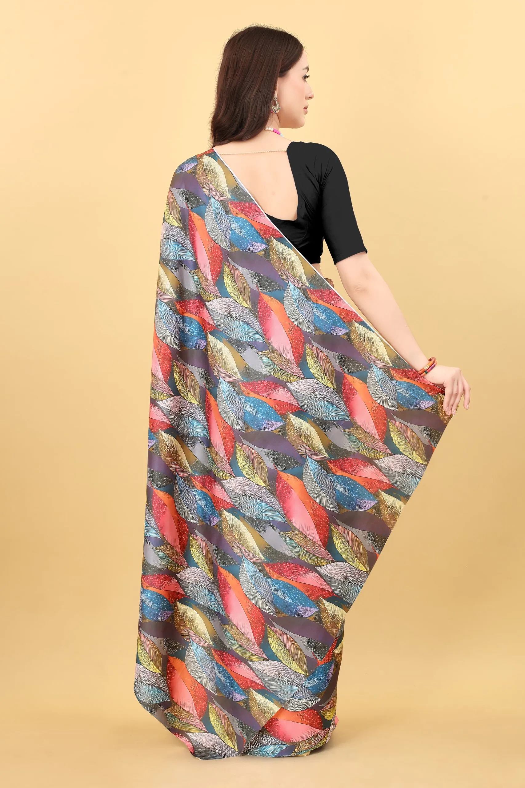 Veechis 106 Multi Color Heavy Devsena Soft Silk Beautiful Digital Printed Saree Casual, Party Festive, Events Etc. Expected Delivery 4-6 Working Days @1499/ | Sarees, Bollywood Sarees, Creative Sarees, Designer Sarees, Embroidered Sarees, Modern Digital sarees, Party Wear Sarees