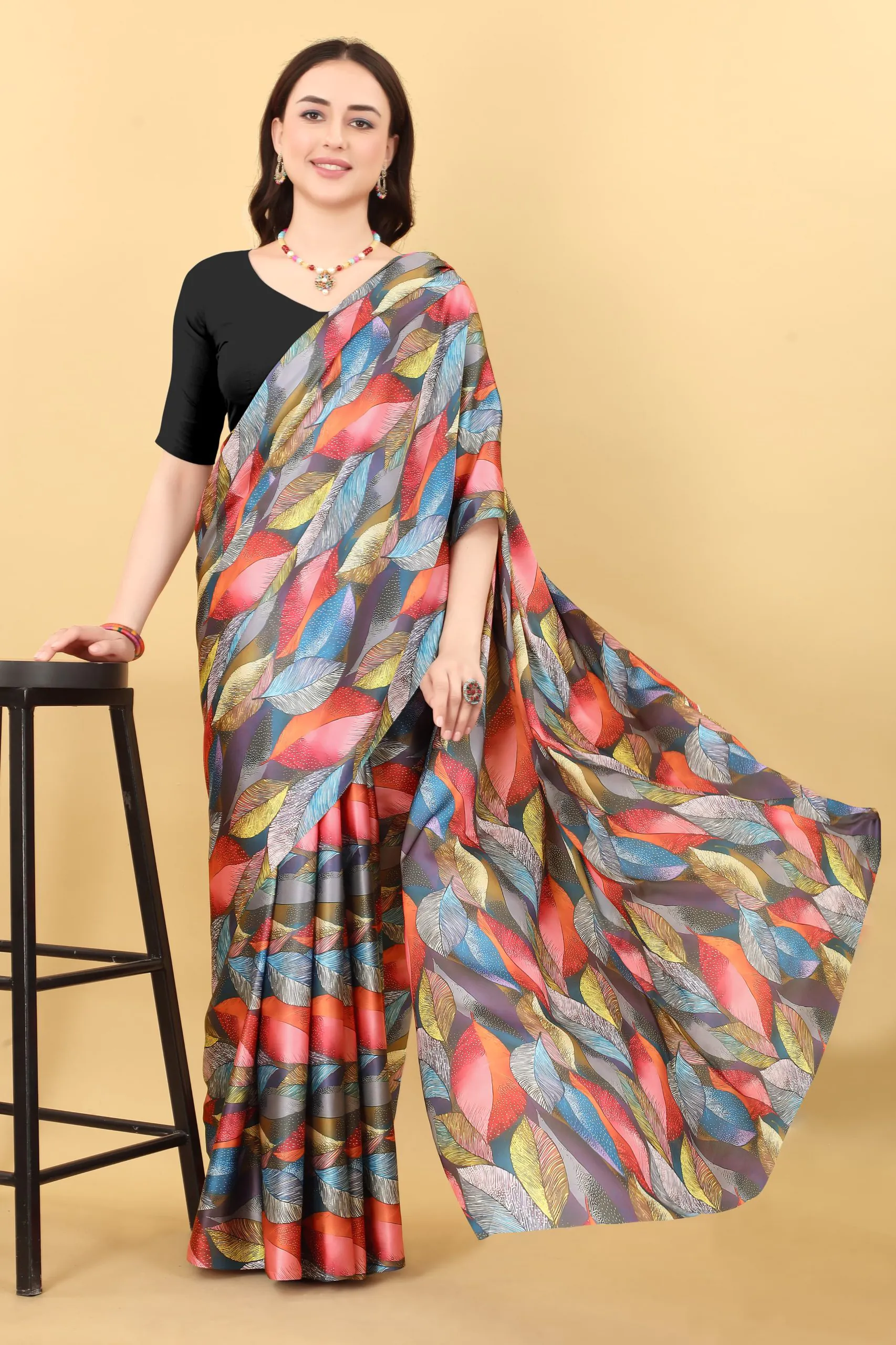 Veechis 106 Multi Color Heavy Devsena Soft Silk Beautiful Digital Printed Saree Casual, Party Festive, Events Etc. Expected Delivery 4-6 Working Days @1499/ | Sarees, Bollywood Sarees, Creative Sarees, Designer Sarees, Embroidered Sarees, Modern Digital sarees, Party Wear Sarees