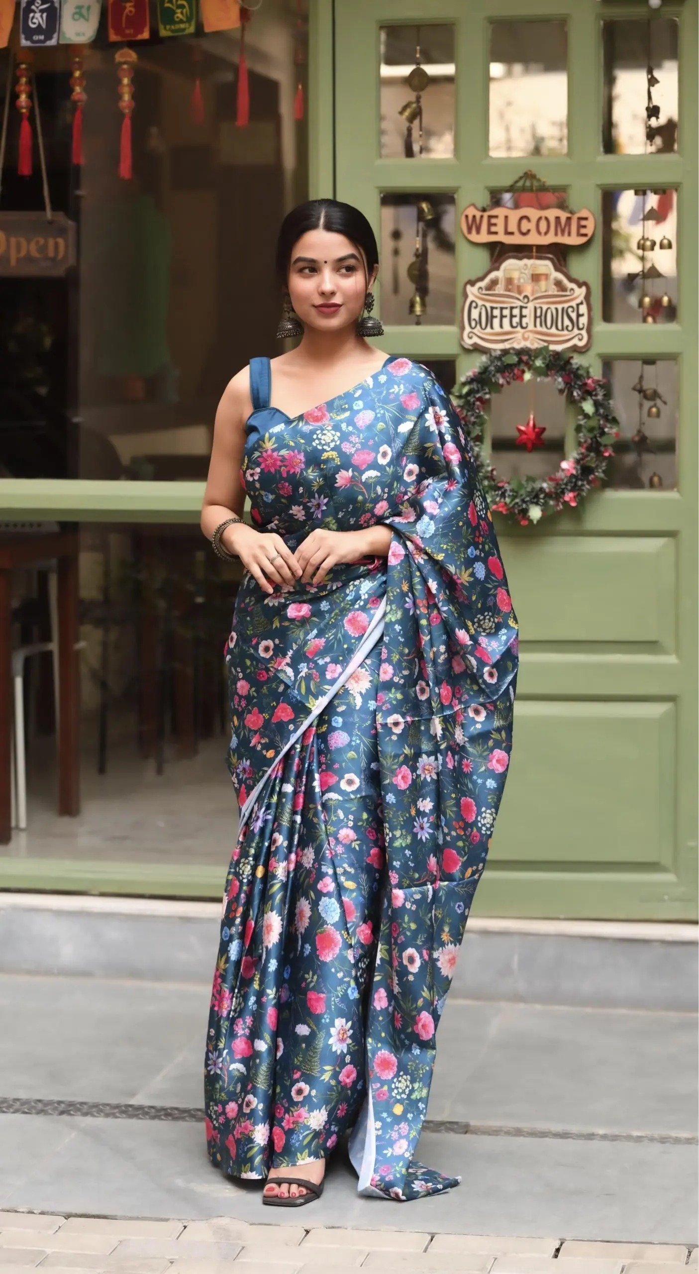 RM104 Blue Color Heavy Devsena Soft Silk Digital Printed Saree Casual, Party Wear, Wedding, Events Etc Delivery Expected.4-6 Working Days 1499/- | Sarees, Bollywood Sarees, Creative Sarees, Designer Sarees, Embroidered Sarees, Ethnic Saree, Modern Digital sarees, Party Wear Sarees