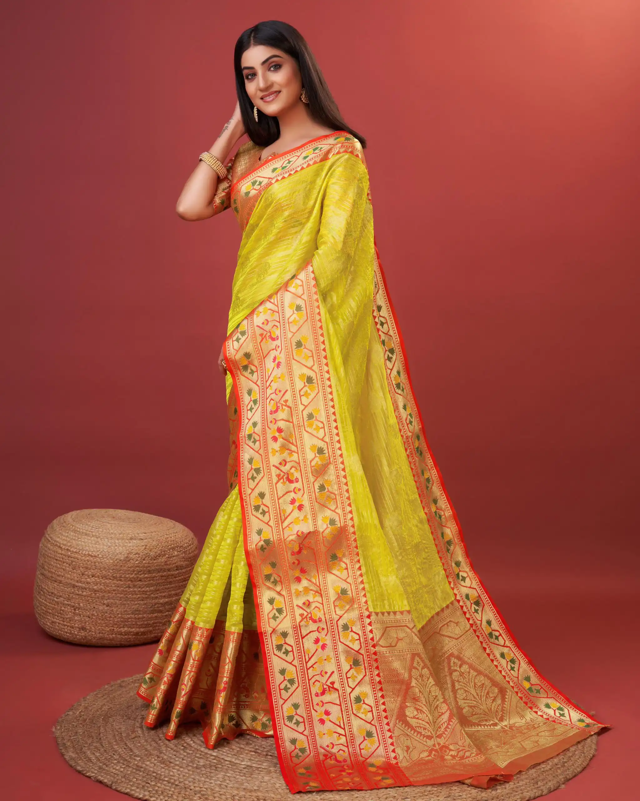 MB™️  3263 Yellow Color Pure Lichi Silk Gold Zari Weaving Saree Casual, Wedding, Party, Festival, Events, Etc. Expected Delivery 4-6 Working Days @1599/- | Sarees, Bollywood Sarees, Creative Sarees, Designer Sarees, Embroidered Sarees, Ethnic Saree, Modern Digital sarees, Party Wear Sarees